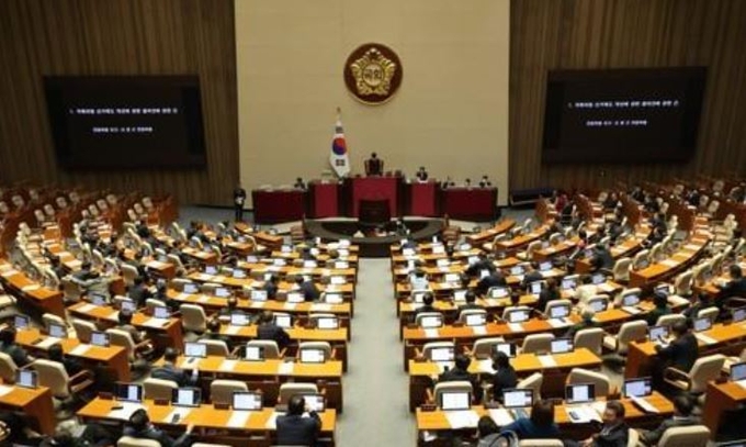 국회 본회의장 모습. ( 사진 = 연합뉴스 제공 )