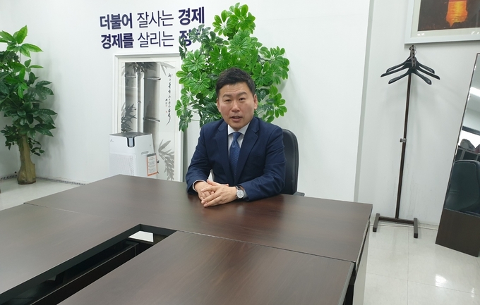 이병진 지역위원장 직무대행. (사진=나규항 기자)