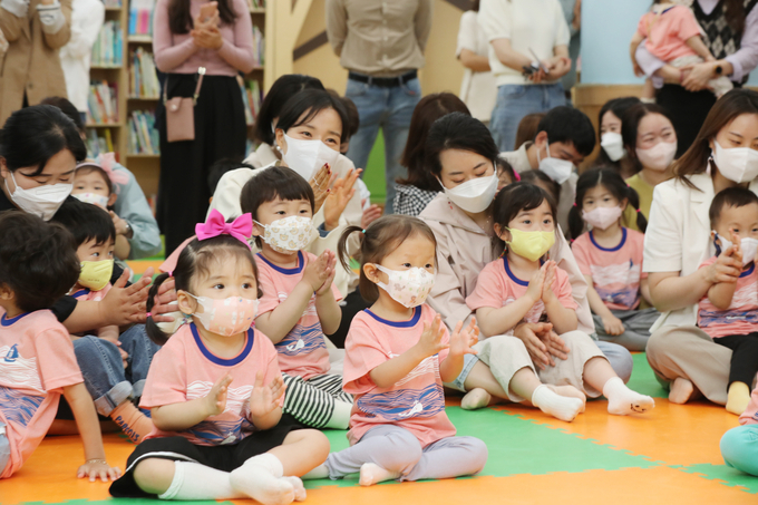  유치원에서 수업을 받는 유아들. (사진=연합뉴스 제공)