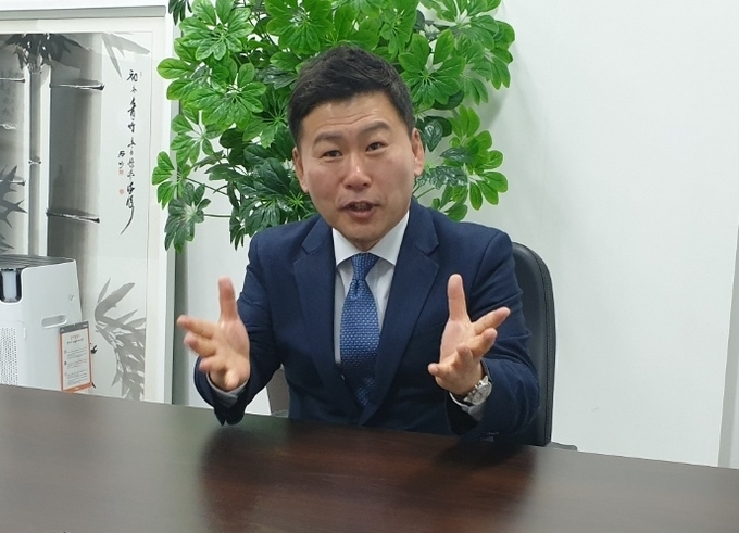 이병진 더불어민주당 수원무 지역위원장 직무대행. (사진=나규항 기자)