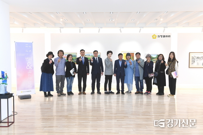 양주시의회 의정갤러리 작품전시회(사진=이호민 기자)