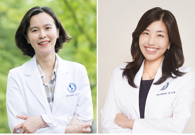 (왼쪽부터)아주대병원 류마티스내과 김현아·김지원 교수. (사진=아주대병원 제공)