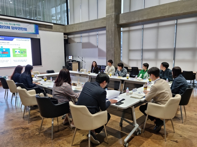시흥도시공사는 경기도 내 연접 7개 도시공사가 함께 ‘ESG-동반성장 협의체 간담회를 개최했다.(사진=시흥도시공사 제공).