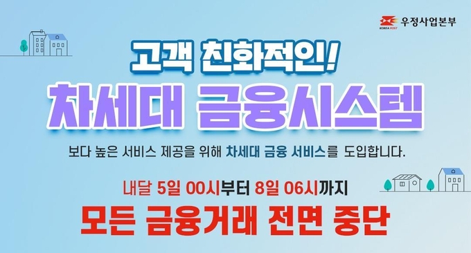 우체국 금융은 오는 5월 8일부터 '차세대종합금융시스템'을 운영한다. (사진=경인지방우정청 제공)