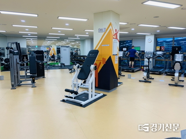 사고가 발생한 옥정호수스프츠센터 헬스장 모습 (사진=이호민 기자)