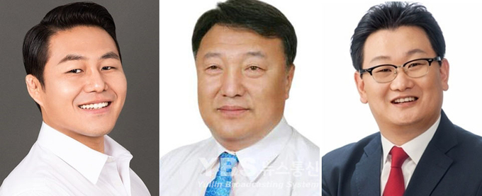 (왼쪽부터) 곽관용 을구 당협위원장, 안만규 국책자문위원회 기획전략위원, 김성태 전 새누리당 경기도당부위원장.(사진=경기신문 DB) 
