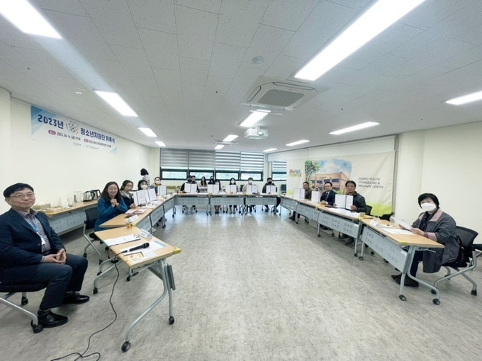 군포시청소년상담복지센터에서는 12개 기관과 8명의 개인에 대한 위촉식을 가졌다.(사진=군포시 제공)