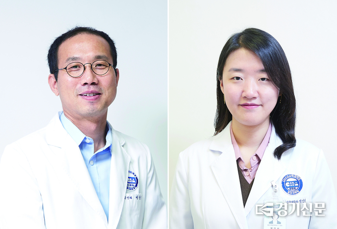 정신건강의학과 이상혁(사진 왼쪽)∙방민지 교수. (사진=분당 차병원 제공)