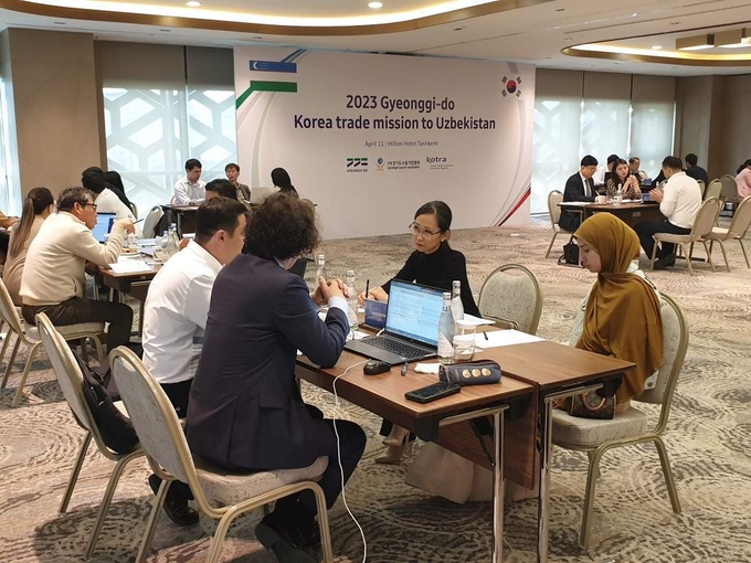 경기도 독립국가연합(CIS) 2개국 통상촉진단. (사진=경기도 제공)