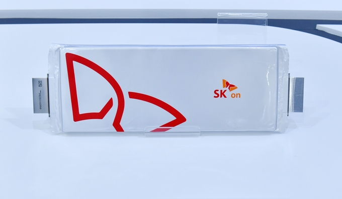 SK온의 NCM9 배터리 (사진=SK온 제공)