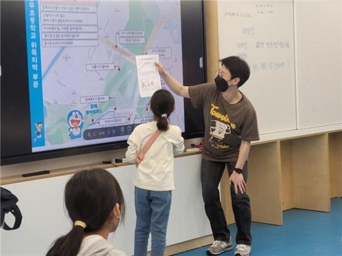 수원 연무초등학교가 스마트 리빙랩 운영하고 있다. (사진=수원교육지원청 제공)