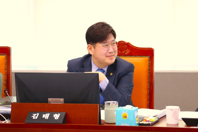 ‘경기도 주택임차인 전세보증금 반환보증료 지원 조례안’을 대표 발의한 경기도의회 도시환경위원회 소속 김태형 의원(민주‧화성5). (사진=경기도의회 제공)