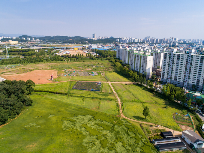 인천 연수구 선학동 유휴지에 선학 어반포레스트 조성 사업 추진한다. ( 사진 = 연수구 제공 )