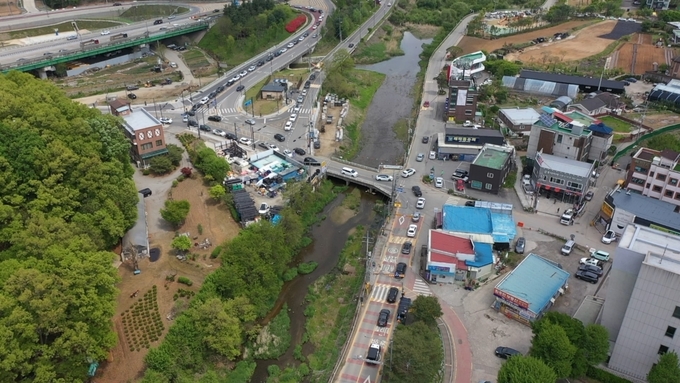 고기교 현장사진. (사진=용인시 제공)