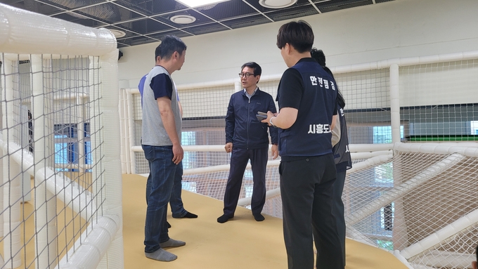 정동영 시흥도시공사 사장은 CEO 주재 특별 안전점검을 실시했다. (사진=시흥도시공사 제공).