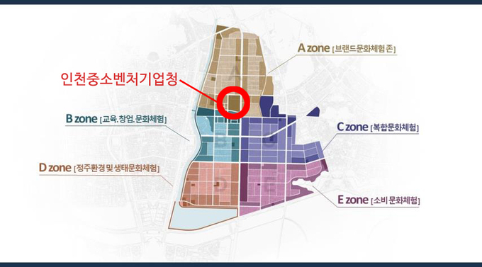 산단 대개조 중심구역에 있는 인천중기청. ( 사진 = 인천시 제공 )