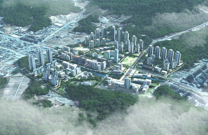 용인 역삼구역 도시개발사업 조감도. (사진=용인시 제공)