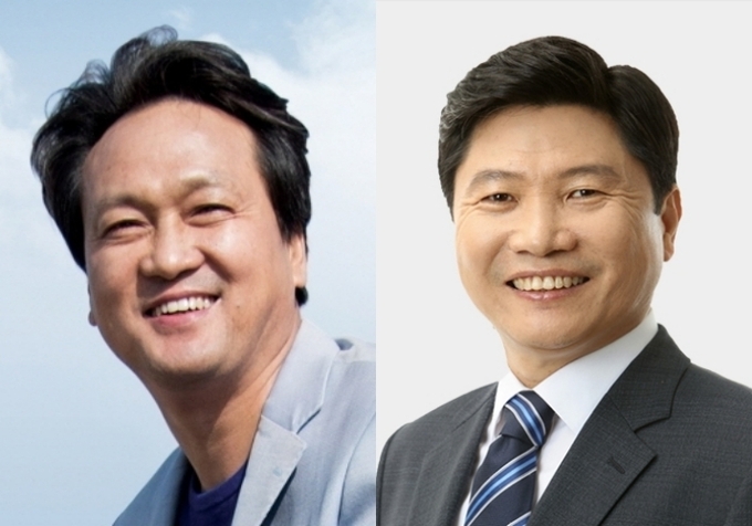 더불어민주당 안민석 국회의원(오산, 왼쪽)과 홍기원 국회의원(평택). (사진=안민석·홍기원 의원실 각각 제공)