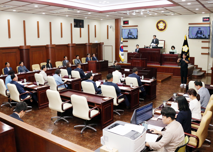 광명시의회가 지난 16일 제278회 광명시의회 제1차 정례회 제3차 본회의를 끝으로 26일간의 의사일정을 마무리 했다. (사진=시흥시의회 제공)