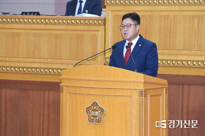 양주시의회 김현수 의원이 ‘양주시 국가보훈대상자 예우 및 지원에 관한 조례안’을 대표 발의했다. (사진=이호민 기자)