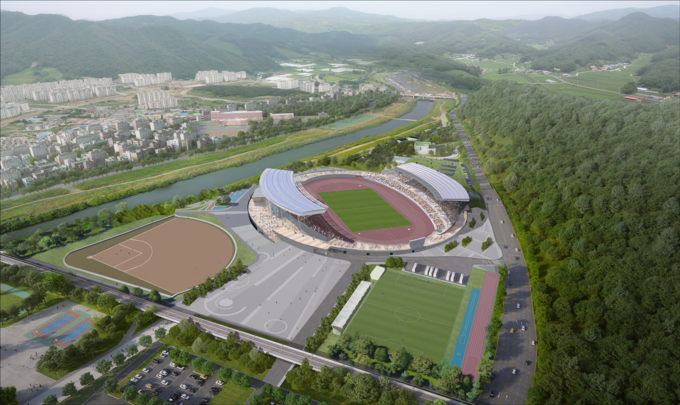 광주 종합운동장 조감도. (사진=광주시 제공)
