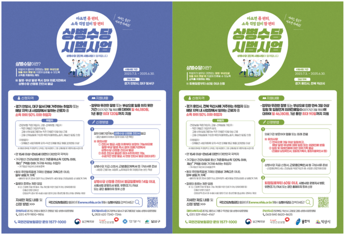 상병수당2단계 포스터. (사진=국민건강보험공단 인천경기지역본부 제공)
