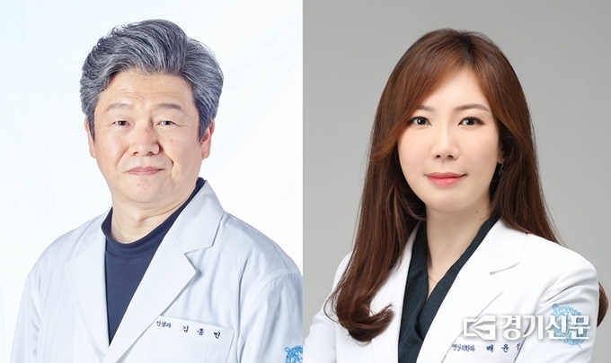 신경과 김종민 교수(사진 왼쪽), 영상의학과 배윤정 교수. (사진=분당서울대병원 제공)