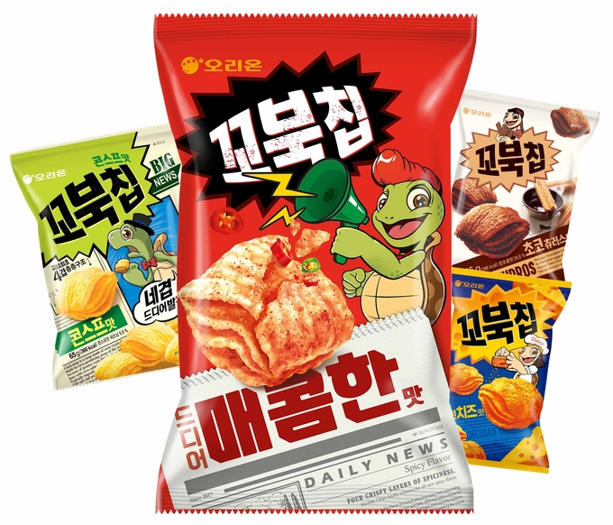 오리온 꼬북칩 매콤한맛. (사진=오리온 제공)