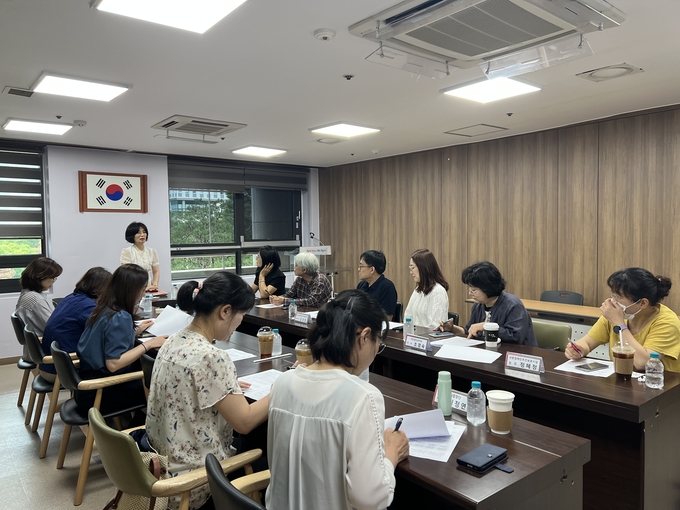 군포시rk 장애인 평생학습 활성화 실무자 간담회 개최하고 있다. (사진=군포시 제공)