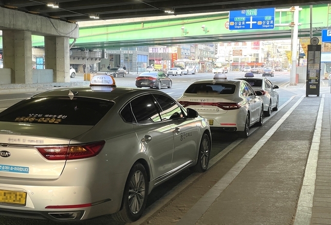 경기도 소재 한 택시 승강장. (사진=경기신문)