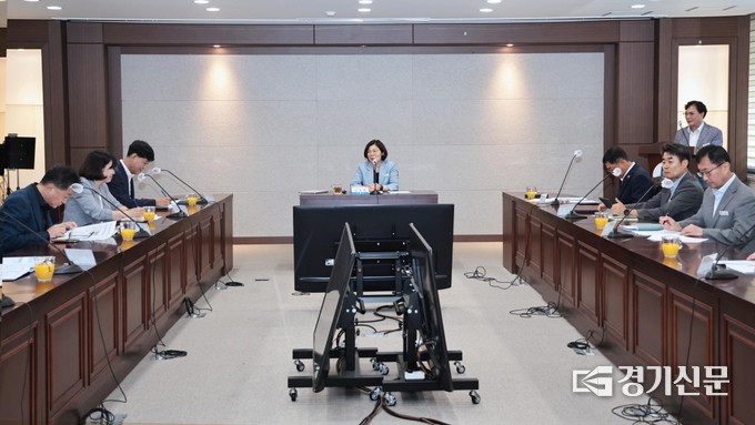.안성시가 도의원을 초청해 소통 협치 간담회를 진행하고 있다(사진=안성시 제공)