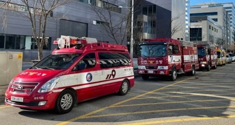 소방차 모습. ( 사진 = 인천소방본부 제공 )