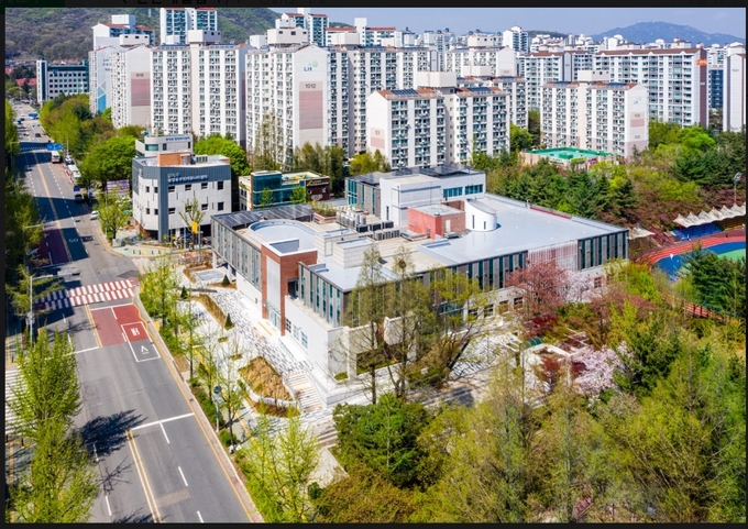 군포시 산본도서관 전경. (사진=군포시 제공)