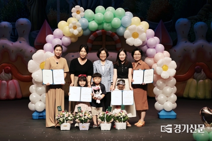 어린이집연합회 동화구연대회 및 사진콘테스트 모습. (사진=안성시 제공)