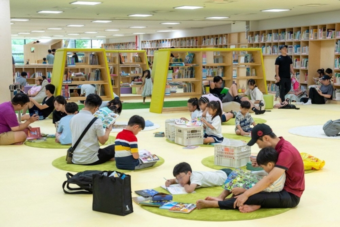 용인어린이상상의숲 '북그라운드' 모습. (사진=용인문화재단 제공)
