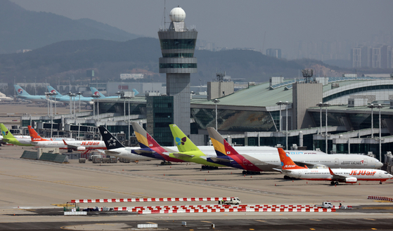 인천국제공항 제1여객터미널의 항공기들. (사진=연합뉴스 제공)