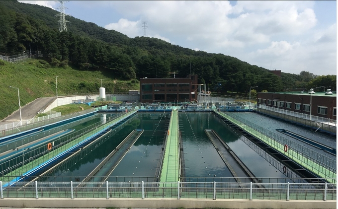 군포시 정수 시설 전경. (사진=군포시 제공)