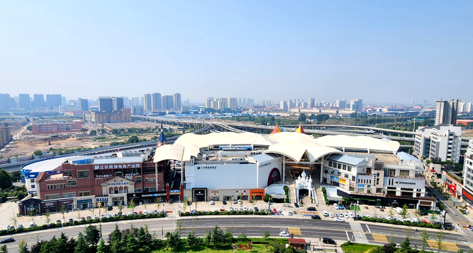 다음달 19~22일 ‘제1회 중국(린이) 콰징 전자상거래 박람회’가 열리는 중국 산동성 린이시에 위치한 린이 수입상품타운. (사진=엘에이치코리아 제공)
