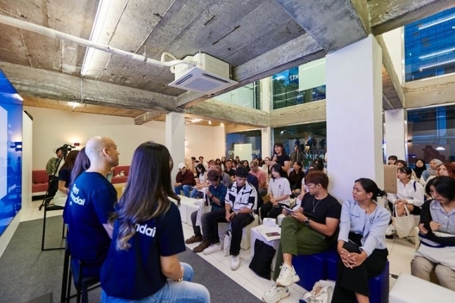 현대자동차가 재한 외국인 유학생 대상 채용설명회 '글로벌 팀 현대 토크(Global Team Hyundai Talk)'를 성황리에 마쳤다. (사진=현대자동차 제공)