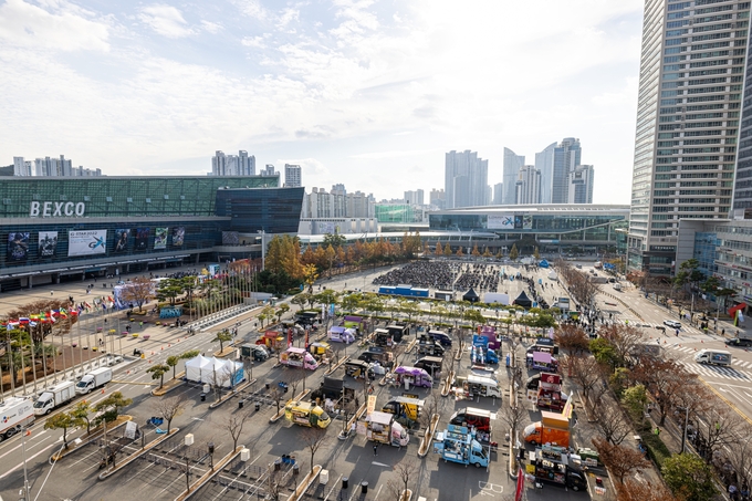 지스타 2022 푸드트럭존 전경.(출처=지스타 사무국)