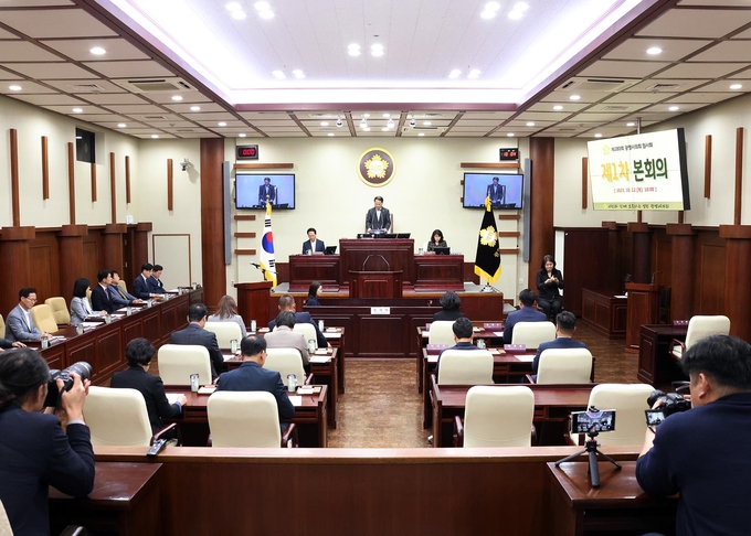 광명시의회, 제280회 임시회 개회. (사진=광명시의회 제공)