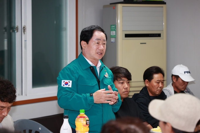 주광덕 남양주시장은 지난 10일 조안면을 방문해 민선8기 공약사항인 ‘진심소통 1박 2일’을 진행했다. (사진=남양주시 제공)