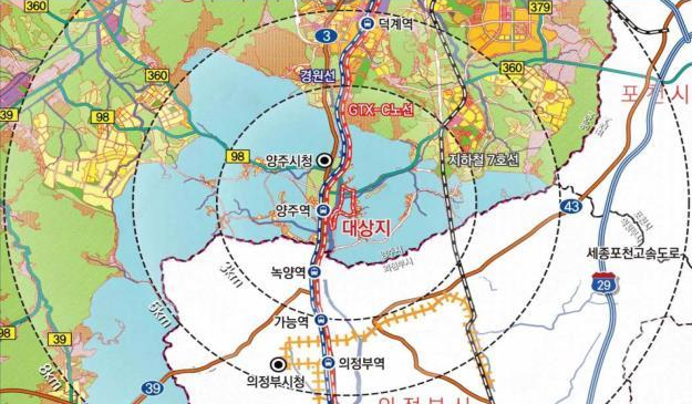 경기양주 테크노밸리 위치도. (자료=경기도 제공)