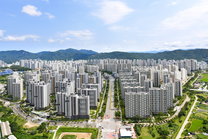 옥정지구 전경. (사진=양주시 제공)