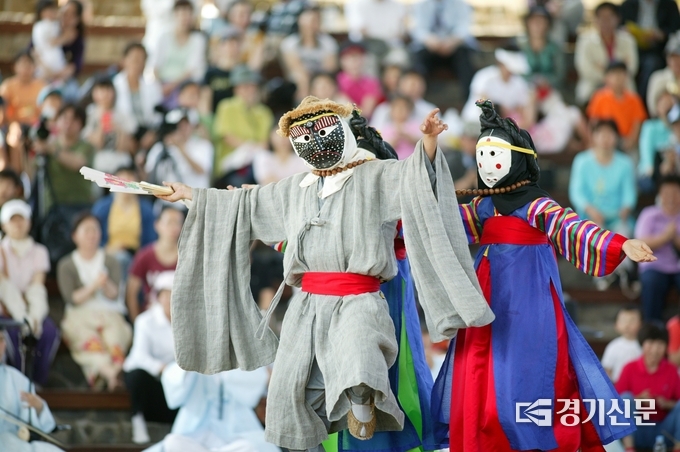 양주별산대놀이 공연 모습. (사진=양주시 제공)