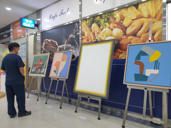 2023 오산시립미술관 찾아가는 전시회 《오미소》 3차 전시장면. (사진=오산시립미술관 제공)