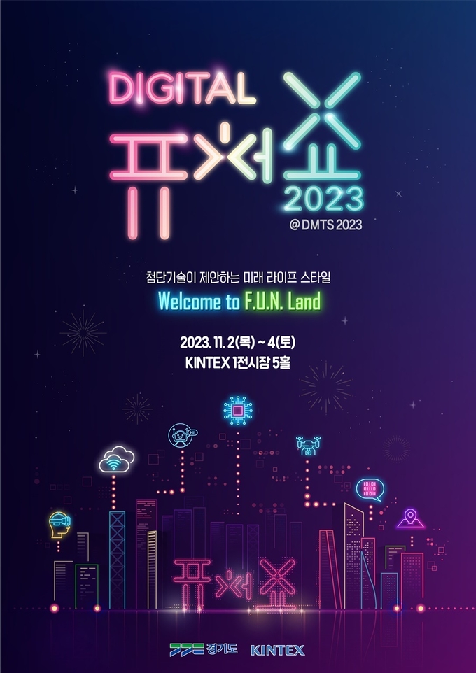 ‘2023 디지털 퓨처쇼’ 공식 포스터. (자료=경기도 제공)