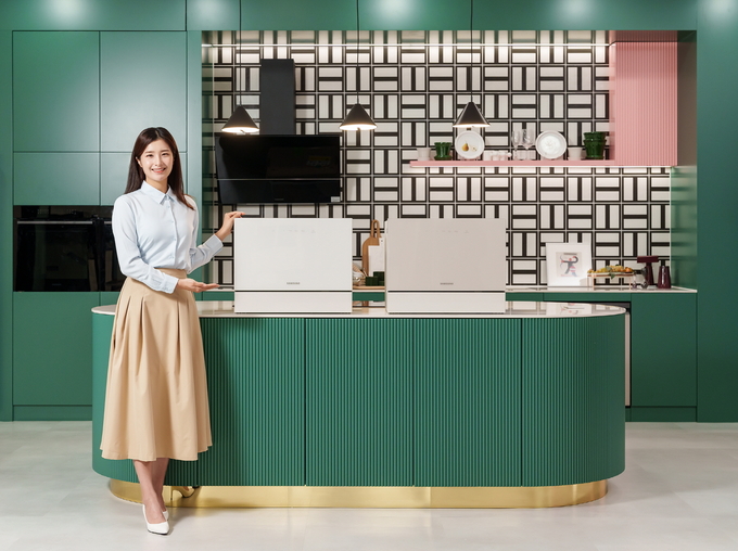 '비스포크(BESPOKE) 식기세척기 카운터탑' 제품. (사진=삼성전자 제공)