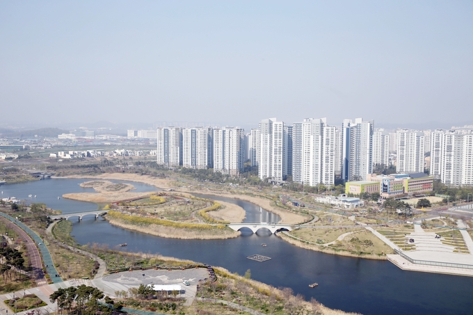 청라국제도시 모습. ( 사진 = 인천경제청 제공 )