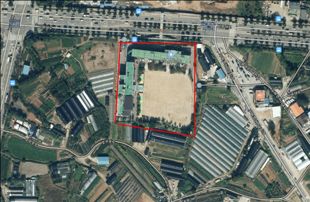 옛 도림고등학교 부지 위치도. ( 사진 = 인천시 제공 )